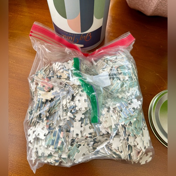 Jig Time Jigsaw Puzzle - Arches Design Gold Metallic Colorful Art Deco - Picture 5 of 5